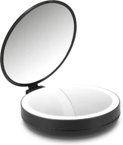 Navaris 1x/5x Vergrotende Make-up Spiegel - Compacte Opvouwbare Kap- En Reisspiegel - Led-verlichte Dubbelzijdige Make-upspiegel - Zwart 11 Navaris 1x/5x Vergrotende Make-up Spiegel - Compacte Opvouwbare Kap- En Reisspiegel - Led-verlichte Dubbelzijdige Make-upspiegel - Zwart -Chique Cosmetica Winkel 1023x1200