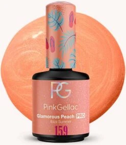 Pink Gellac - Glamorous Peach - Gellak - Vegan - Oranje - Glanzend - 15ml -Chique Cosmetica Winkel 1043x1200 1