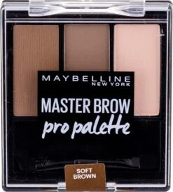 Maybelline Master Brow Design Kit - 3 Soft Brown - Bruin - Wenkbrauw Set -Chique Cosmetica Winkel 1079x1200