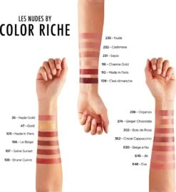 L’Oréal Paris Make-Up Designer Color Riche Satin Lipstick - 231 Sepia Silk - Nude - Verzorgende Lippenstift Met Arganolie Voor Een Comfortabel Gevoel - 4,54 Gr 16 L’Oréal Paris Make-Up Designer Color Riche Satin Lipstick - 231 Sepia Silk - Nude - Verzorgende Lippenstift Met Arganolie Voor Een Comfortabel Gevoel - 4,54 Gr -Chique Cosmetica Winkel 1098x1200