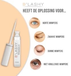 B’LASHY® Wimperserum - Wimper Groeimiddel - Wimper Serum Voor Sterke, Lange En Volle Wimpers - 5 Ml -Chique Cosmetica Winkel 1115x1200