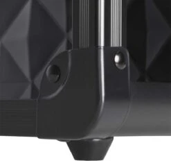 Make-upkoffer, Kapperskoffer, Cosmeticakoffer, Lege Nagelkoffer, Multikoffer, Afsluitbaar Voor Nageldesign/massageolie/fotoapparatuur, 34,7 X 22,2 X 25 Cm , Volledig Zwart HM-YAHEE-411233 -Chique Cosmetica Winkel 1200x1126