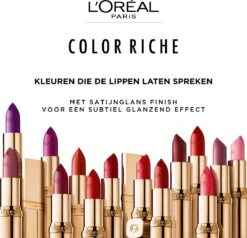 L’Oréal Paris Make-Up Designer Color Riche Satin Lipstick - 231 Sepia Silk - Nude - Verzorgende Lippenstift Met Arganolie Voor Een Comfortabel Gevoel - 4,54 Gr 17 L’Oréal Paris Make-Up Designer Color Riche Satin Lipstick - 231 Sepia Silk - Nude - Verzorgende Lippenstift Met Arganolie Voor Een Comfortabel Gevoel - 4,54 Gr -Chique Cosmetica Winkel 1200x1158 1