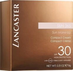 Lancaster Sun 365 Compact Bronzing Creme SPF 30 - 03 Golden Glow - 10 G -Chique Cosmetica Winkel 1200x1170 1