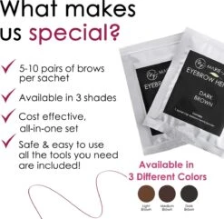 Marie-José & Co Henna Wenkbrauwverf Donkerbruin - Complete Henna Brows Kit - Tattoo Brow Set Voor 20 Paar Wenkbrauwen 11 Marie-José & Co Henna Wenkbrauwverf Donkerbruin - Complete Henna Brows Kit - Tattoo Brow Set Voor 20 Paar Wenkbrauwen -Chique Cosmetica Winkel 1200x1172