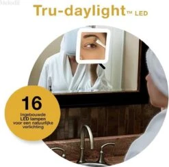 Melodii ML10X - Make Up Spiegel Met LED Verlichting - Scheerspiegel - 10x Vergroting - Met Tru-Daylight Verlichting - Voor Hem En Voor Haar -Chique Cosmetica Winkel 1200x1188 1