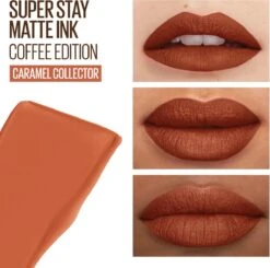 Maybelline SuperStay Matte Ink Lipstick Coffee Collection Limited Edition - 265 Caramel Collector - Nude Lippenstift - 5 Ml -Chique Cosmetica Winkel 1200x1192 2