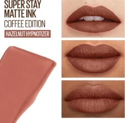 Maybelline SuperStay Matte Ink Lipstick - 260 Hazelnut Hypnotizer - Nude Lippenstift - 5 Ml 19 Maybelline SuperStay Matte Ink Lipstick - 260 Hazelnut Hypnotizer - Nude Lippenstift - 5 Ml -Chique Cosmetica Winkel 1200x1192 3