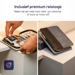 Skeraxo 8-delige Luxe Verschillende Tools - Professioneel Manicure Set & Pedicureset Met Nagelvijl & Nageltang – Behandeling Nagels En Huid 26 Skeraxo 8-delige Luxe Verschillende Tools - Professioneel Manicure Set & Pedicureset Met Nagelvijl & Nageltang – Behandeling Nagels En Huid -Chique Cosmetica Winkel 1200x1195 1