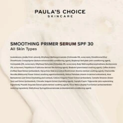 Paula's Choice Smoothing Primer Serum SPF 30 - Perfecte Make-up Basis - Alle Huidtypen - 30 Ml -Chique Cosmetica Winkel 1200x1200 107