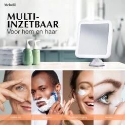Melodii ML10X - Make Up Spiegel Met LED Verlichting - Scheerspiegel - 10x Vergroting - Met Tru-Daylight Verlichting - Voor Hem En Voor Haar -Chique Cosmetica Winkel 1200x1200 259