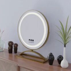 Marbor Make Up Spiegel Met LED Verlichting - Goud - Hollywood Mirror 10 Marbor Make Up Spiegel Met LED Verlichting - Goud - Hollywood Mirror -Chique Cosmetica Winkel 1200x1200 266