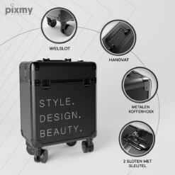 PIXMY® - MT130-S - Make Up Koffer - Cosmetica Koffer - DESIGN -Chique Cosmetica Winkel 1200x1200 321