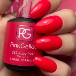 Pink Gellac - Ruby Pink - Gellak - Vegan - Roze - Glanzend - 15ml -Chique Cosmetica Winkel 1200x1200 45