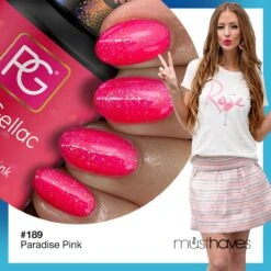 Pink Gellac - Paradise Pink - Gellak - Vegan - Roze - Glanzend - 15ml -Chique Cosmetica Winkel 1200x1200 49