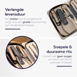 Skeraxo 8-delige Luxe Verschillende Tools - Professioneel Manicure Set & Pedicureset Met Nagelvijl & Nageltang – Behandeling Nagels En Huid 28 Skeraxo 8-delige Luxe Verschillende Tools - Professioneel Manicure Set & Pedicureset Met Nagelvijl & Nageltang – Behandeling Nagels En Huid -Chique Cosmetica Winkel 1200x1200 63