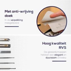 Skeraxo 8-delige Luxe Verschillende Tools - Professioneel Manicure Set & Pedicureset Met Nagelvijl & Nageltang – Behandeling Nagels En Huid 31 Skeraxo 8-delige Luxe Verschillende Tools - Professioneel Manicure Set & Pedicureset Met Nagelvijl & Nageltang – Behandeling Nagels En Huid -Chique Cosmetica Winkel 1200x1200 65