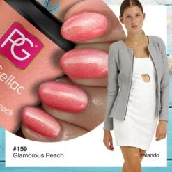 Pink Gellac - Glamorous Peach - Gellak - Vegan - Oranje - Glanzend - 15ml -Chique Cosmetica Winkel 1200x1200 71