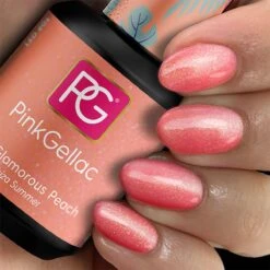 Pink Gellac - Glamorous Peach - Gellak - Vegan - Oranje - Glanzend - 15ml -Chique Cosmetica Winkel 1200x1200 72