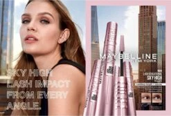 Maybelline Lash Sensational Sky High Waterproof - Zwart - Lengte Mascara - 6 Ml 14 Maybelline Lash Sensational Sky High Waterproof - Zwart - Lengte Mascara - 6 Ml -Chique Cosmetica Winkel 1200x815