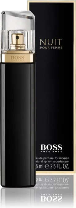 Hugo Boss Nuit 75 Ml - Eau De Parfum - Damesparfum -Chique Cosmetica Winkel 442x1200