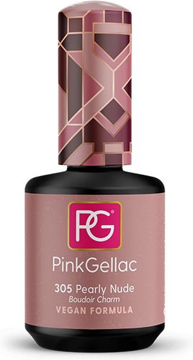 Pink Gellac - Pearly Nude - Gellak - Nude - 15 Ml 2 Pink Gellac - Pearly Nude - Gellak - Nude - 15 Ml - Afbeelding 2