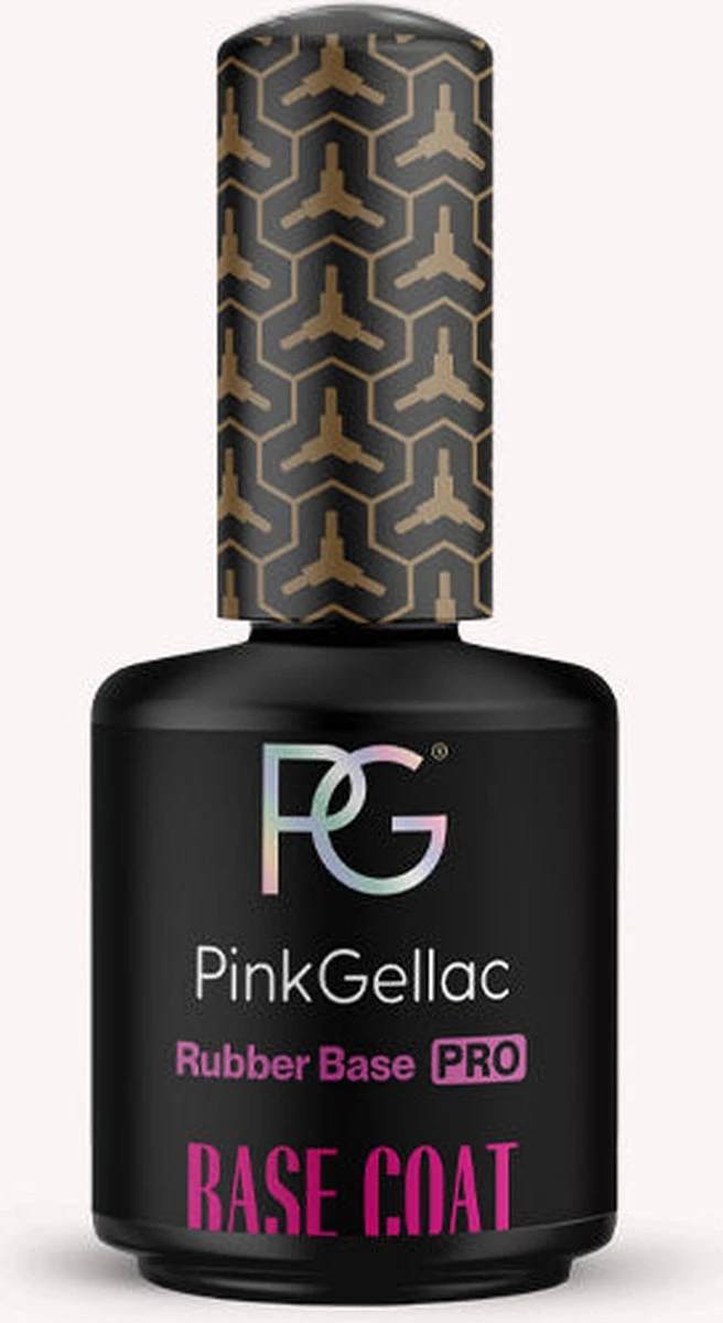 Pink Gellac - Rubber Base - Base Coat Gellak - Extra Stevig Voor Broze Nagels 1 Pink Gellac - Rubber Base - Base Coat Gellak - Extra Stevig Voor Broze Nagels