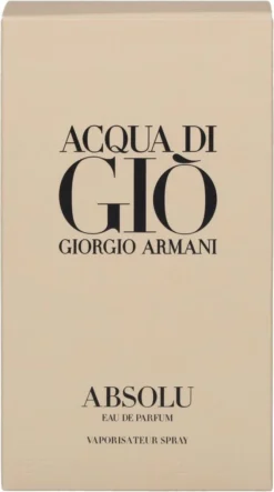 Giorgio Armani Acqua Di Gio Absolu 75ml - Eau De Parfum - Herenparfum -Chique Cosmetica Winkel 669x1200