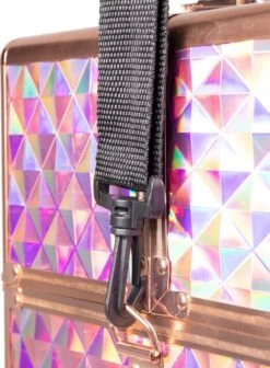 Koffer Groot Holo/Golden Rose XXL Met Opbergvakken -Chique Cosmetica Winkel 883x1200 1